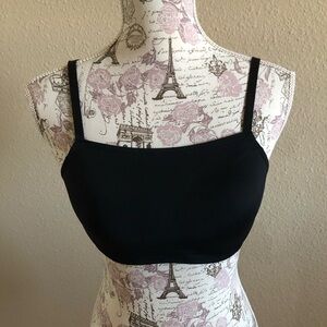 Soma Classic Black Bra 34D VGC with modesty panel across front.